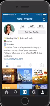 Social Media Instagram Tips - Training Authors with CJ and Shelley Hitz